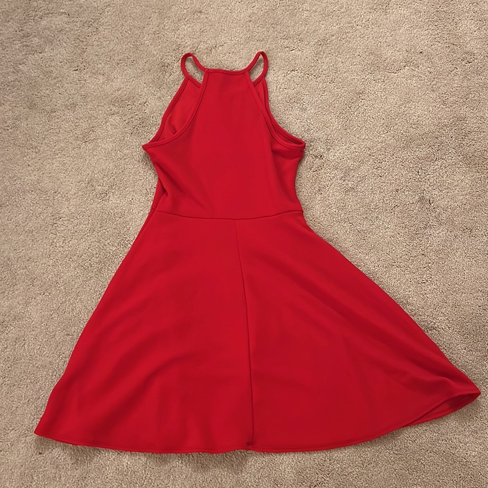 Red Mini Dress - Picture 3 of 3